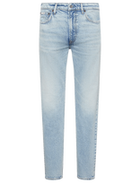 Calvin Klein Jeans - Slim Taper Marbled Beacon Jean - Siaurėjančios kelnės - Mėlyna