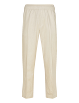Calvin Klein - Straight Linen Pull On Pant - Lininės kelnės - Smėlio