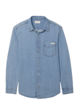 Calvin Klein Jeans - Essential Classic 205 Lt Blue Sh - Džinsiniai marškiniai - Mėlyna