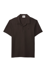 Calvin Klein Jeans - Ss Easy Micro Waffle Camp Polo - Marškinėliai trumpomis rankovėmis - Ruda