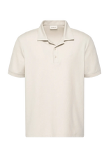 Calvin Klein Jeans - Ss Easy Micro Waffle Camp Polo - Marškinėliai trumpomis rankovėmis - Smėlio