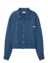 Calvin Klein Jeans - New Dad Shirt Annapolis Sky - Džinsiniai marškiniai - Mėlyna