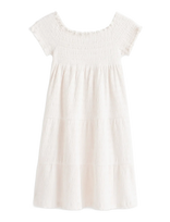 Tommy Hilfiger - Textured Smock Dress - Suknelė trumpomis rankovėmis - Balta