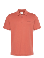 Calvin Klein - Ss Supima Zip Polo - Marškinėliai trumpomis rankovėmis - Raudona