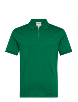 Calvin Klein - Ss Supima Zip Polo - Marškinėliai trumpomis rankovėmis - Žalia