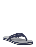 Tommy Hilfiger - Th Ithaca Stripe Summer Sandal - Šlepetės - Tamsiai mėlyna
