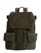Tommy Hilfiger - Th Soft Suede Backpack - Kuprinė - Chaki spalva