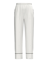 Calvin Klein - Satin Pant - Kelnės - Balta