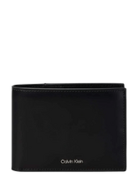 Calvin Klein - Raised Ew Trifold - Klasikinė piniginė - Juoda