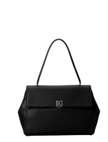 Calvin Klein - Emblem Hw Pebble Satchel - Rankinė - Juoda