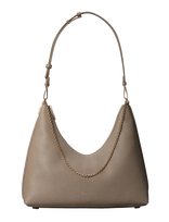 Calvin Klein - Emblem Hw Pebble Shoulder Bag - Rankinė - Smėlio
