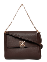 Calvin Klein - Emblem Hw Pebble Crossbody 20 - Rankinė per petį - Ruda