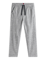 Tommy Jeans - Tjm Sonny Linnen Mix Chino Pant - Lininės kelnės - Tamsiai mėlyna
