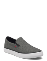 Tommy Hilfiger - Harlem Core Ii Slip On Chambray - Įmaunami sportbačiai - Pilka
