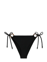 Tommy Hilfiger - V String Side Tie - Bikinis su raišteliais šonuose - Juoda