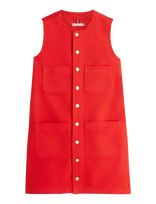 Tommy Hilfiger - Dnm Clr Sl Mini Dress - Iki kelių ir midi suknelės - Raudona
