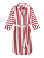 Tommy Hilfiger - Ess Poplin Reg Shirt Dress - Marškininė suknelė - Raudona