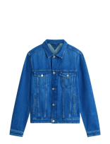Tommy Hilfiger - Regular Trucker Jkt Ike Blue - Džinsinis švarkas be pamušalo - Mėlyna