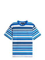 Tommy Hilfiger - Multi Stripe Crepe Tee - Marškinėliai trumpomis rankovėmis - Mėlyna