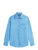 Tommy Hilfiger - Lightweight Denim Rf Shirt - Džinsiniai marškiniai - Mėlyna