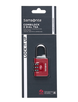 Samsonite - Combilock 3 Dial Tsa - Kelionių aksesuarai - Raudona