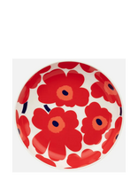 Marimekko Home - Unikko Deep Plate 20,5Cm - Lėkštė - Raudona