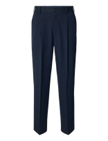 Selected - Slm220-Loose Finn Flex Pants Noos - Klasikinės kelnės - Tamsiai mėlyna