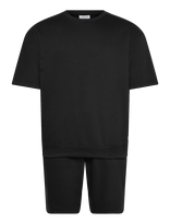 Lindbergh - Oversized S/S Sweatshirt+Shorts - Sportinis kostiumas - Juoda