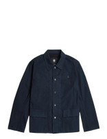 G-Star - 2 Pkt Overshirt - Džinsinis švarkas be pamušalo - Tamsiai mėlyna