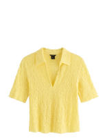 Lindex - Short-Sleeved Top - Polo marškinėliai - Geltona