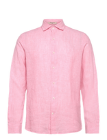 Gant - Reg Linen Shirt - Lininiai marškiniai - Rožinė