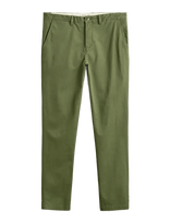 Gant - Classic Slim Chinos - Chino stiliaus kelnės - Chaki spalva