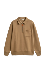 Gant - Ponte Di Roma Halfzip - Megztinis su užtrauktuku - Ruda