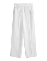 Gant - Tailored Fluid Crepe Pants - Kostiumas - Balta