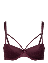 Hunkemöller - Isadora Pd - Paminkštinta liemenėlė - Burgundiška splava
