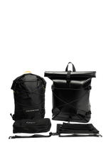 KILOMETER STUDIOS - Boozt Exclusive Travel Bundle - Sportinė kuprinė - Juoda