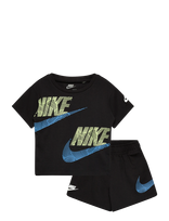 Nike - Nike Knit Short Set - Marškinėlių rinkinys trumpomis rankovėmis - Juoda