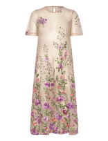 A-View - Fuschia Midi Dress - Iki kelių ir midi suknelės - Violetinė