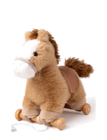 Teddykompaniet - Dragdjur, Häst - Traukiamas žaislas - Ruda