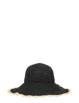 Becksöndergaard - Connie Straw Hat - Šiaudinė skrybėlė - Juoda