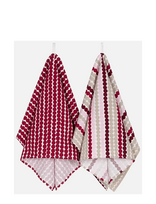 Marimekko Home - Pikku Räsymatto Tea Towel 2Pcs - Virtuviniai rankšluosčiai - Raudona