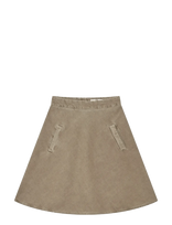 Mads Nørgaard - Soil Denim Stelly Skirt - Džinsinis sijonas - Chaki spalva