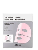 COSRX - Cosrx The Peptide Collagen Lifting Glow Hydrogel Mask 3Ea - Lakštinė kaukė - Nude