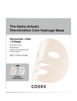 COSRX - Cosrx The Alpha-Arbutin Discoloration Care Hydrogel Mask 3Ea - Lakštinė kaukė - Nude