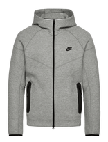 Nike - Tech Fleece Windrunner Full-Zip Hoodie - Sportinis džemperis su gobtuvu - Pilka