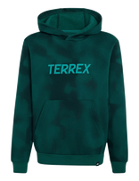 Adidas Terrex - K Mt Aop Log Hd - Džemperis - Žalia