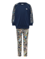 Adidas Originals - Os Crew Set - Marškinėlių rinkinys ilgomis rankovėmis - Tamsiai mėlyna