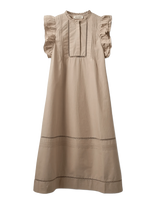 Sofie Schnoor - Otaniasw Frill Cotton Dress - Vasarinė suknelė - Smėlio