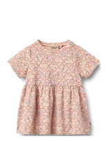 Wheat - Jersey Dress S/S Anna - Suknelė trumpomis rankovėmis kūdikiui - Marga / raštuota