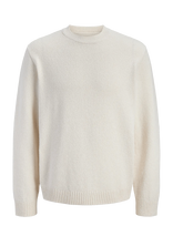 Jack & Jones - Jornorrebro Catskills Knit Crew Neck Sn - Apvalios apykaklės megztinis - Balta